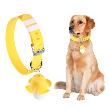 Waterproof Silicone LED Light Adjustable Pet Dog Collar for Outdoor Activities