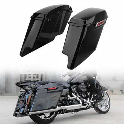 Factory Supply Motorcycle Side Box: Hard Storage Bags in Single Color