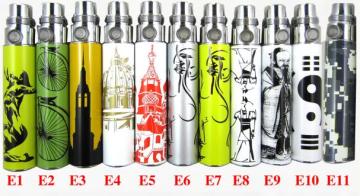 The Colorful and Unique Design 650mAh /900mAh /1100mAh Battery EGO E Electronic Cigarette