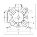 Nicht standardmäßig 480/520 mm Einzelwrap-Getriebemotor