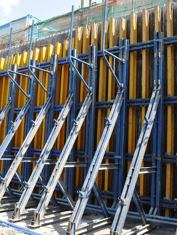 Billiges Stahlkorb-Holzschalungssystem für Beton