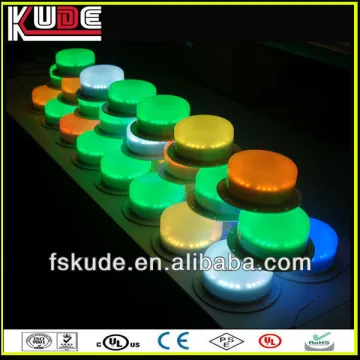 Remote control 175MM LED light base for LED furniture/battery powered led light base