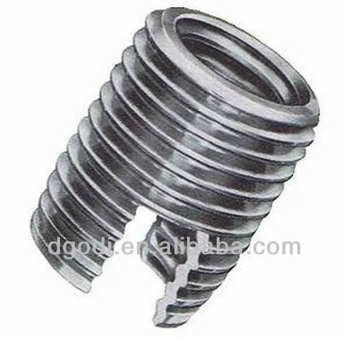 custom zinc plated steel slotted headless screw