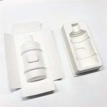 Eco-friendly moulded paper pulp packaging box wine shipper
