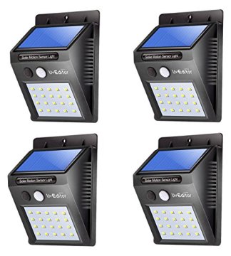 2017 Hot Selling 20 LEDS mini motion sensor led wall light black