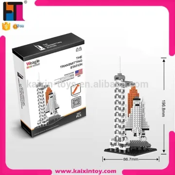 The world famous building 537pcs small plastic nano building block construction toys