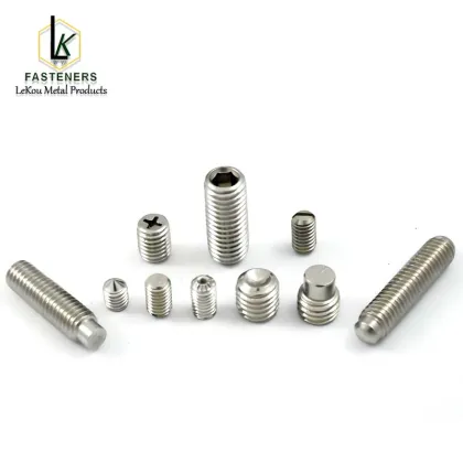 Stainless Steel Hex Socket Cup Point Set Screw