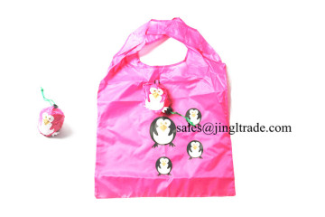 Penguin printed shopping bags