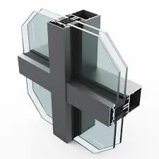 Aluminium frame curtain wall