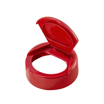 PP Plastik Mavi 40mm 38/400 Şişe Kavanoz Flip Üst Kapak Ambalaj için