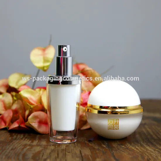 Sphere Acrylic Cosmetic Facial Cream Plastic Package