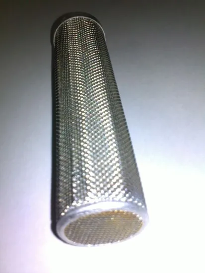 Perforated High Strength Stainless Steel Spiral Welded Pipe For Filter Element Supporter