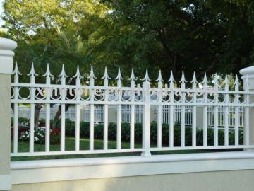 Galvanized Steel garden fence