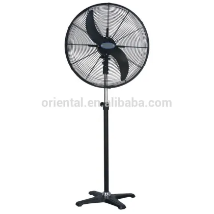 Powerful floor industrial fan, metallic fan, industrial stand fan