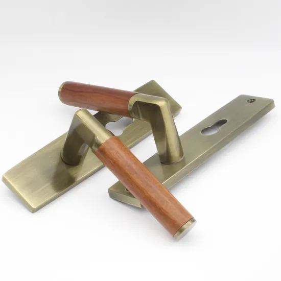 European Bathroom Zinc Alloy Die Casting Mortise Lock with Handles