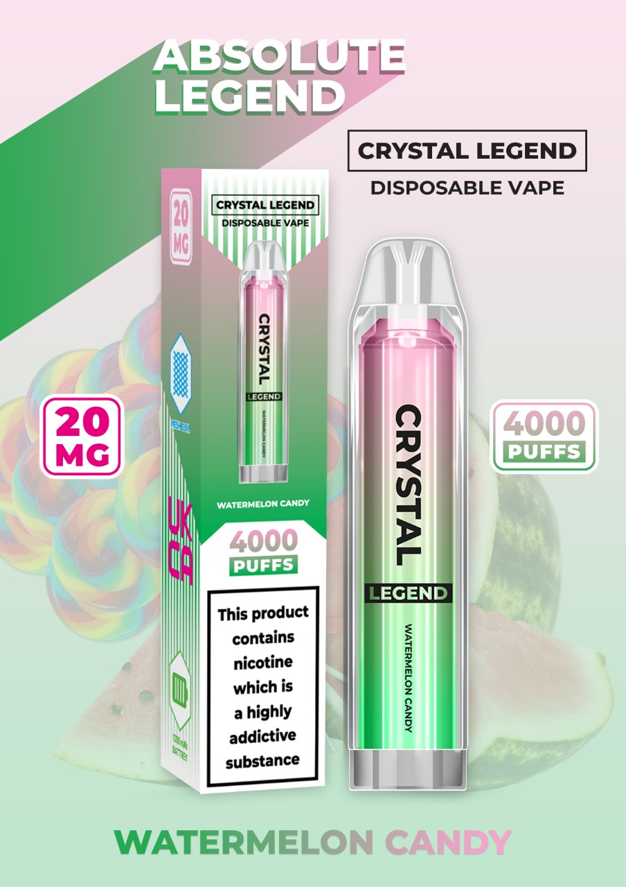 crystal bar 4000 puff disposable vape Crystal Pro Max 4000 puffs - 20mg (any 2 for £20) main image 0