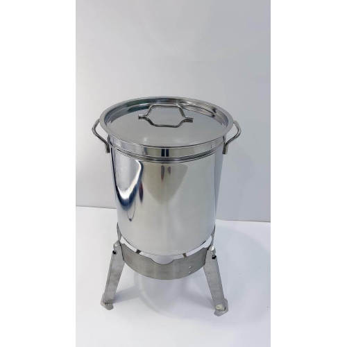Large stainless steel turkey cooker pot