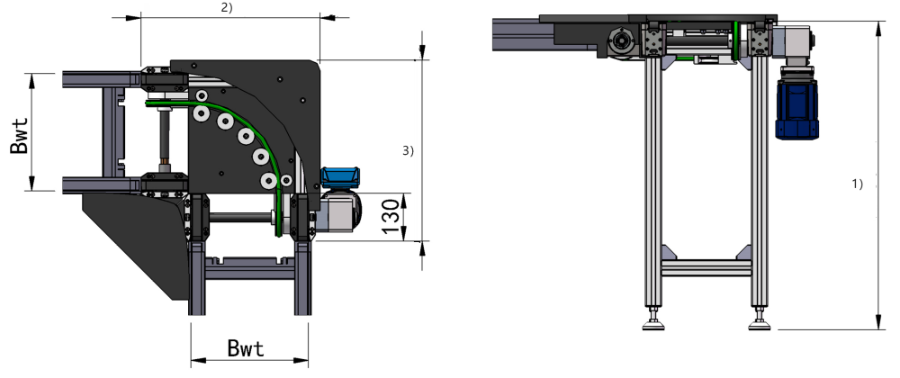 Round Belt Conveyor Curve Design