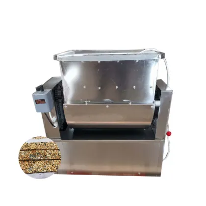 High Efficiency Granola Cereal Bar Mixer and Blender Machine for Nuts and Candies