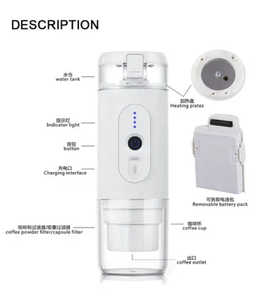 Portable Custom Travel Manual Espresso Coffee Maker Capsules Mini Press