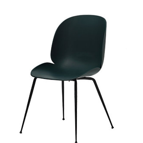 Dining chair Plastic replica gubi beetle chair without upholstery Factory