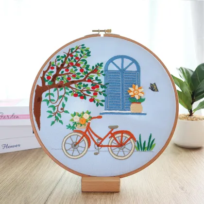Wholesale 3D Courtyard Style Embroidery DIY Kit