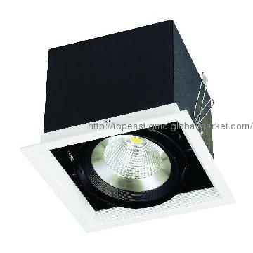 9x1W LED Down light ,led cob grille down light approved by CE/RoHS