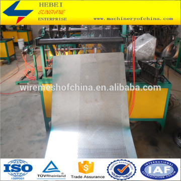 Metal Fish Mesh Weaving Machine Fully Automatic Single Wire Chain Link Weaving Machine