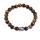 Natural Tiger Eye 8MM Gemstone Buddhism Prayer Beads Bracelets