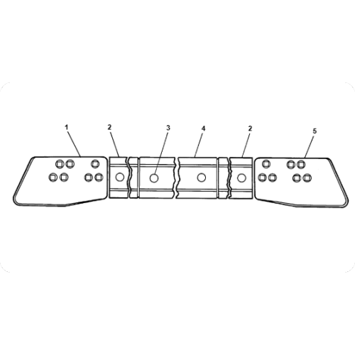 Bulldozer 9S Blade Edge 7J-2980/7J2980