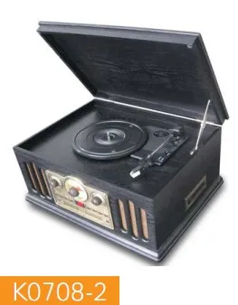 nostalgic phonograph,cassette player, retro turntable player,gramphone, CD player, radio