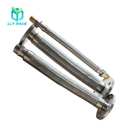 Stainless steel flexible metal braided tube