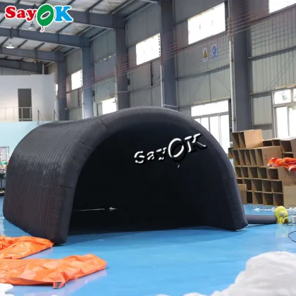 Commercial Outdoor Event: Inflatable Sport Tent & Advertising Tunnel Tent Rental