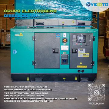 Grupo Electrógeno Diésel De 20KW