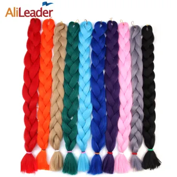 AliLeader Wholesale Synthetic Jumbo Box Braids Braiding Hair 82inch 165g X Pression Outre Braiding Hair Extension