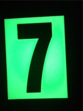 Realglow Photoluminescent  Flat Number 7