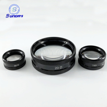 Optical Ophthalmic Aspheric Retina Lenses: 20D, 78D, 90D