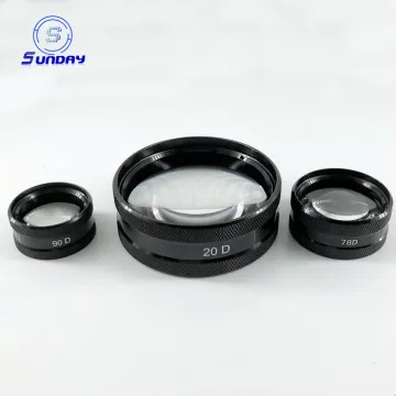 Optical Ophthalmic Aspheric Retina Lenses: 20D, 78D, 90D