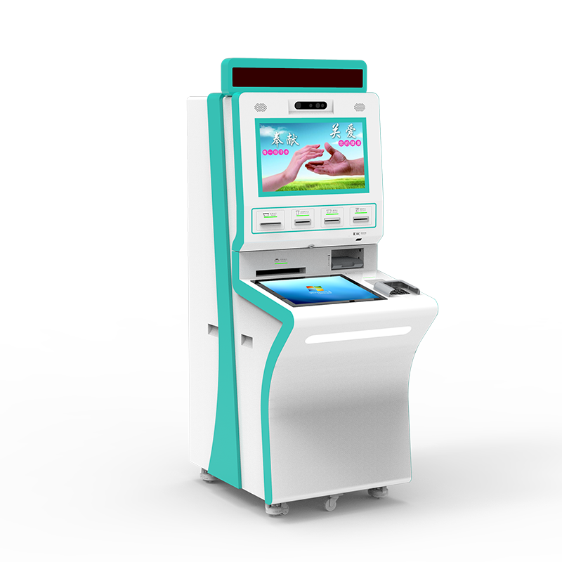 Medical dual-screen self-service machine