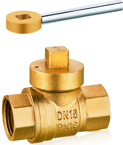 Magnetic Lockable Brass Gas Ball Valve
