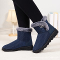 Imitation rabbit fur warm cotton boots
