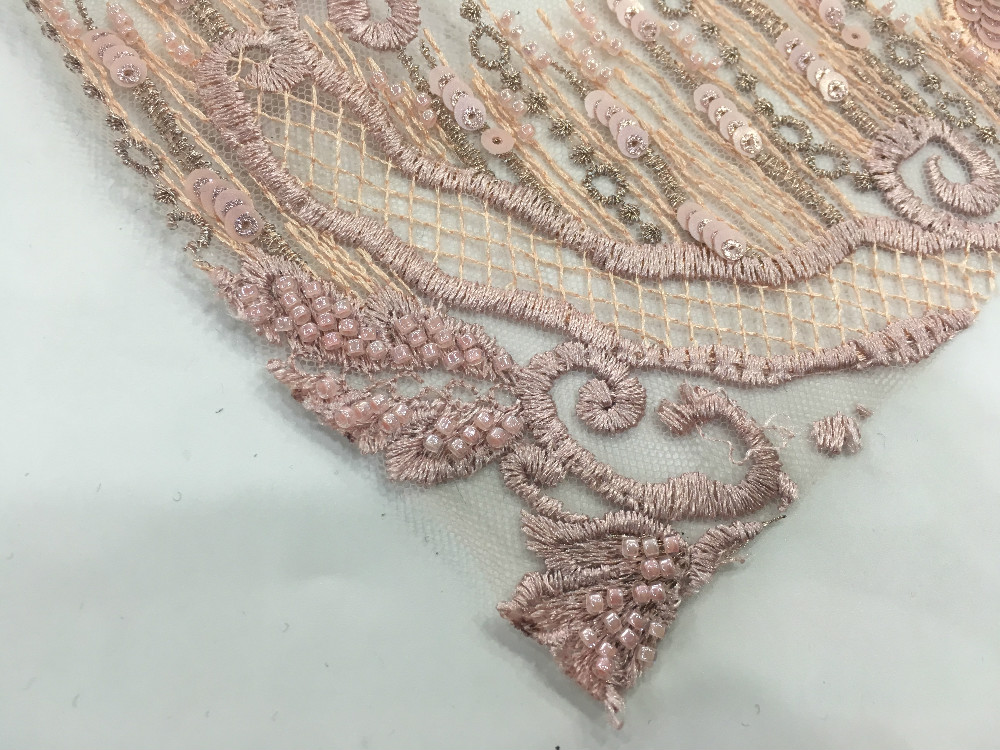 Pearl Embroidery Fabric 