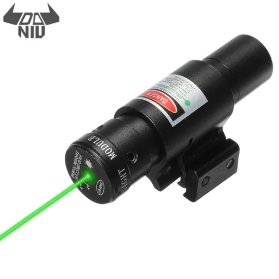 DANIU Green Laser Sight Beam Dot Sight Scope Tactical Picatinny 11/20mm Rail Mount Aluminum Alloy Quality