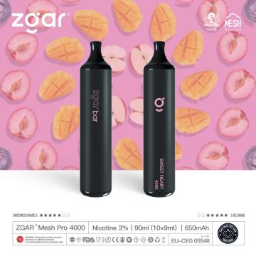 ZGAR 4000 PUFFS PENHA VAPE DISPONHÍVEL