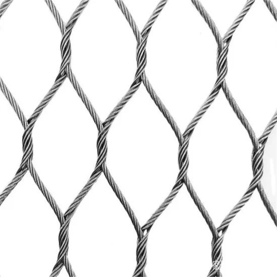 Quick Installation Stainless Steel Rope Wire Mesh for Protection in Factory