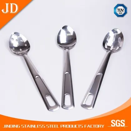 serving honey silver spoon