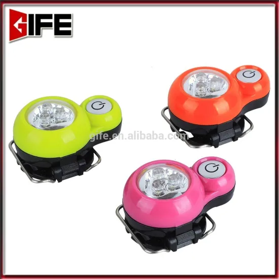 GF-8026 3 LED Headlight Lamplight headlamp/ clip cap lamp headlamp
