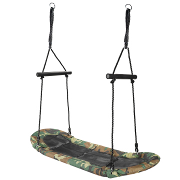 Outdoor Adjustable Height Hanging Tree Swing For Kids