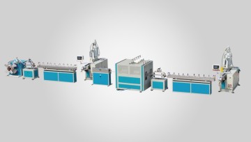 PVC Fiber reinforced hose extrusion line
