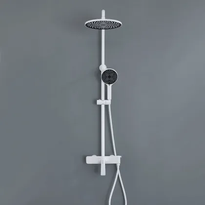 Bath & Shower Faucets with Shower Steamer and Body Fizzy Sets in Brass